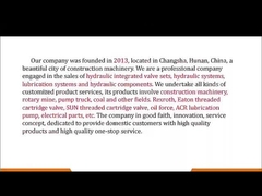 VBCD.3-8 DE-FL Sany أجزاء مضخة الخرسانة صمام التوازن القابل للتعديل لتوزيع التدفق الأمثل