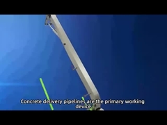 125 * R385-29 مضخة الانحناء أنبوب اللون الأحمر والطراز المخصص لشاحنة مضخة الخرسانة